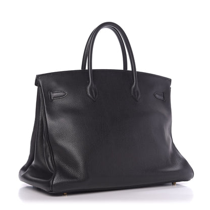 Hermes Togo Birkin 40 Black 3 of 9