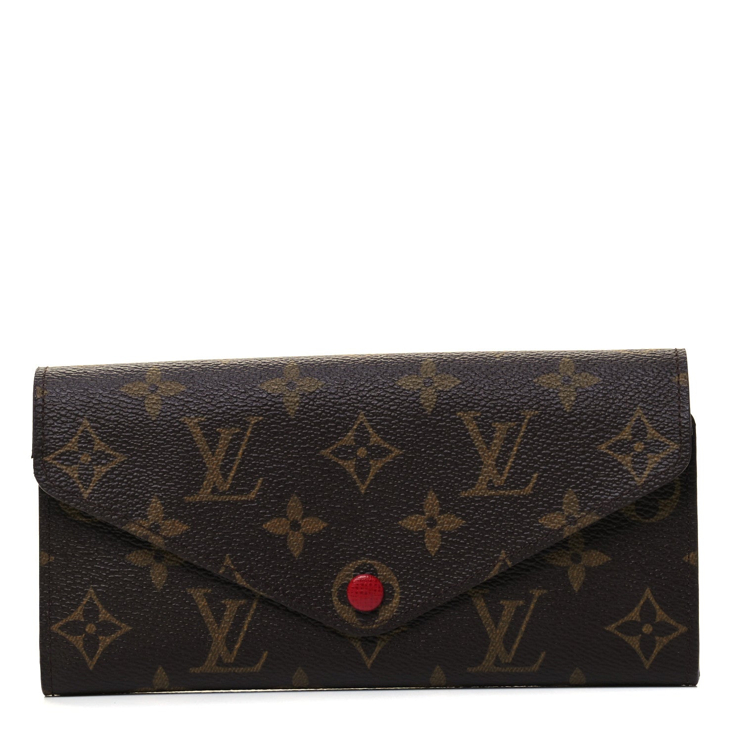 Louis Vuitton Monogram Josephine Wallet Red 1 of 9