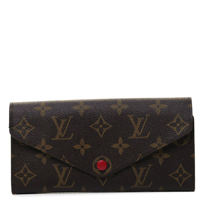 Louis Vuitton Monogram Josephine Wallet Red 1 of 9