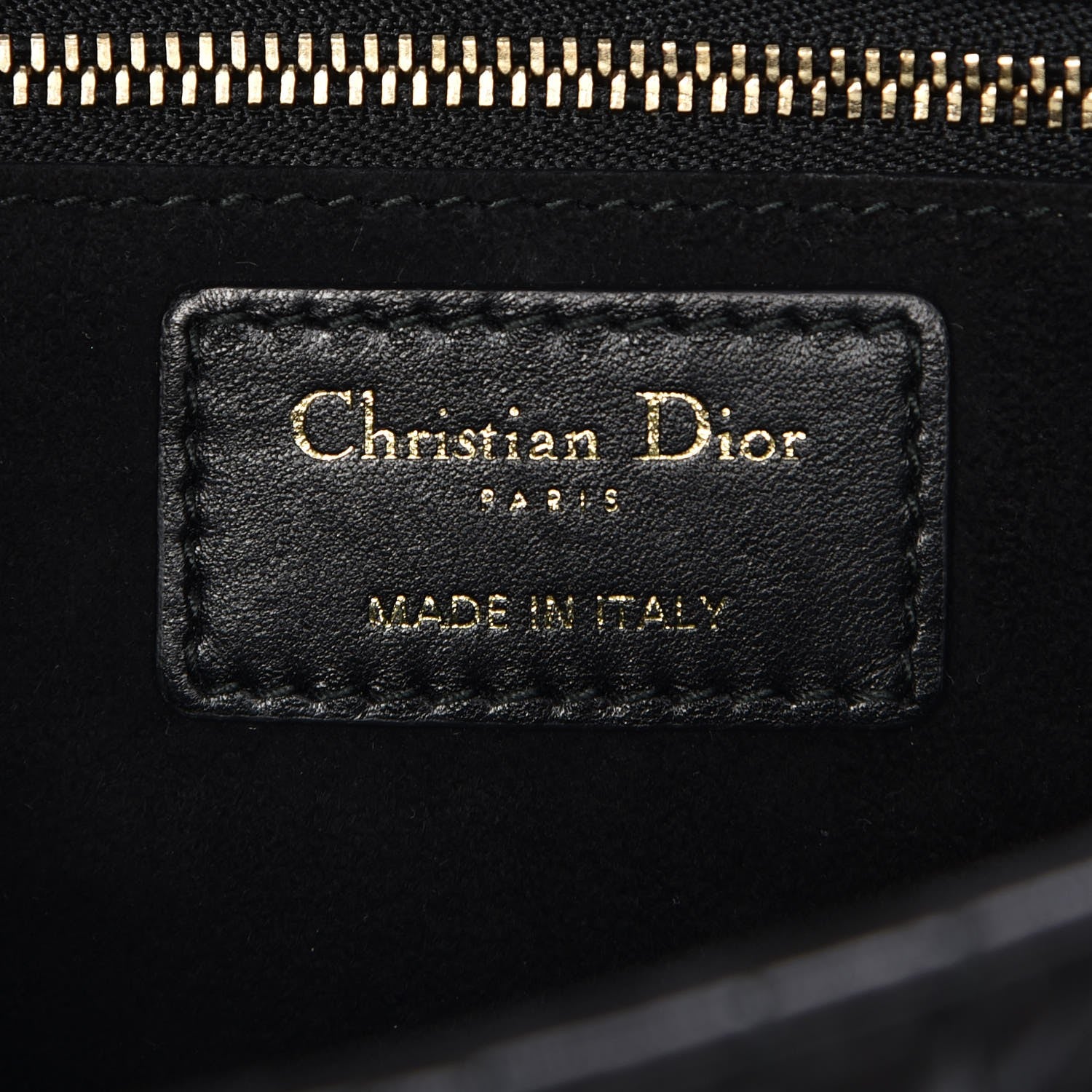 Christian Dior Lambskin Cannage Large Dioraddict Flap Bag Black 6 of 6