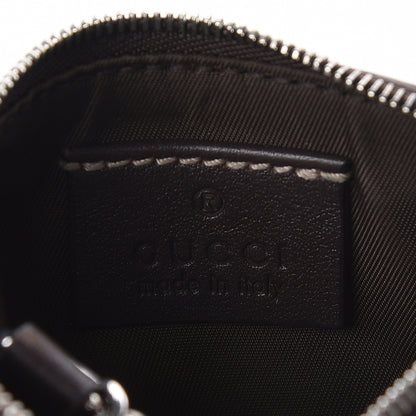 Gucci GG Supreme Monogram Selleria Key Case Beige Ebony Cocoa 6 of 7