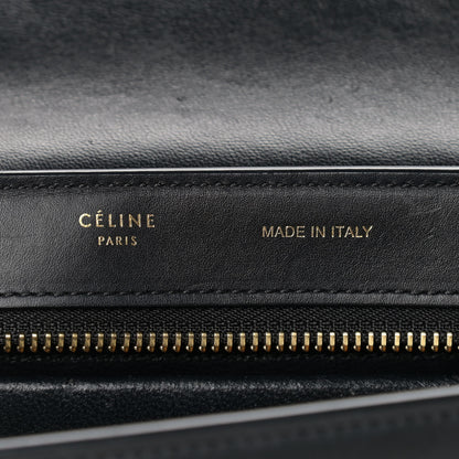 Celine Smooth Calfskin Suede Small Tri-Color Trapeze White 6 of 18