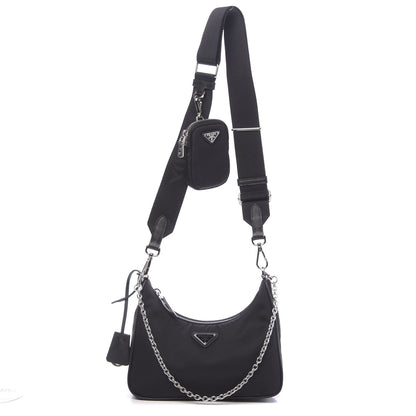 Prada Nylon Re-Edition 2005 Shoulder Bag Black 1 of 10