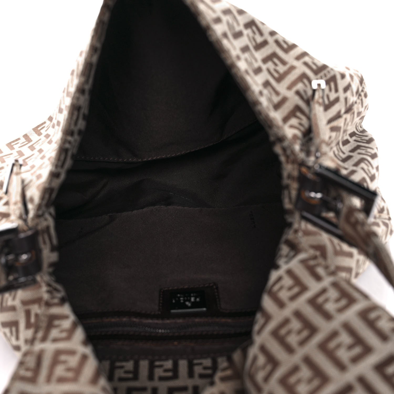 Fendi Zucchino Mama Baguette Brown 4 of 7
