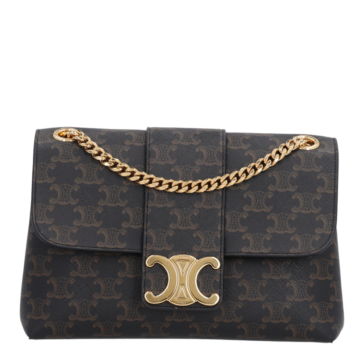 Triomphe Canvas Medium Victoire Tan