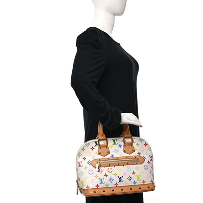 Louis Vuitton Monogram Multicolor Alma White 2 of 17