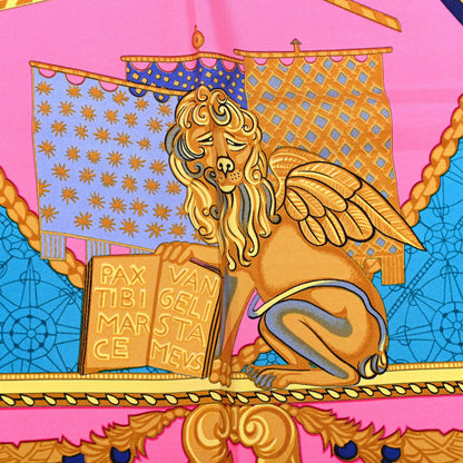 Hermes Silk Les Bissone De Venise Scarf 90 6 of 6