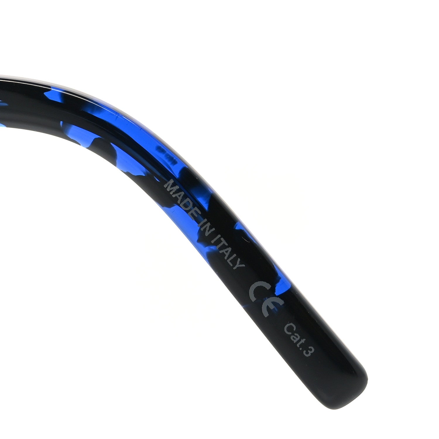 Saint Laurent Acetate Mica Cat Eye Sunglasses SL 276 Black Blue 6 of 8