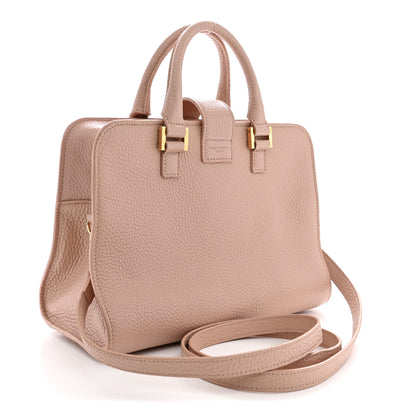 Saint Laurent Calfskin Baby Monogram Cabas Antique Rose 3 of 14