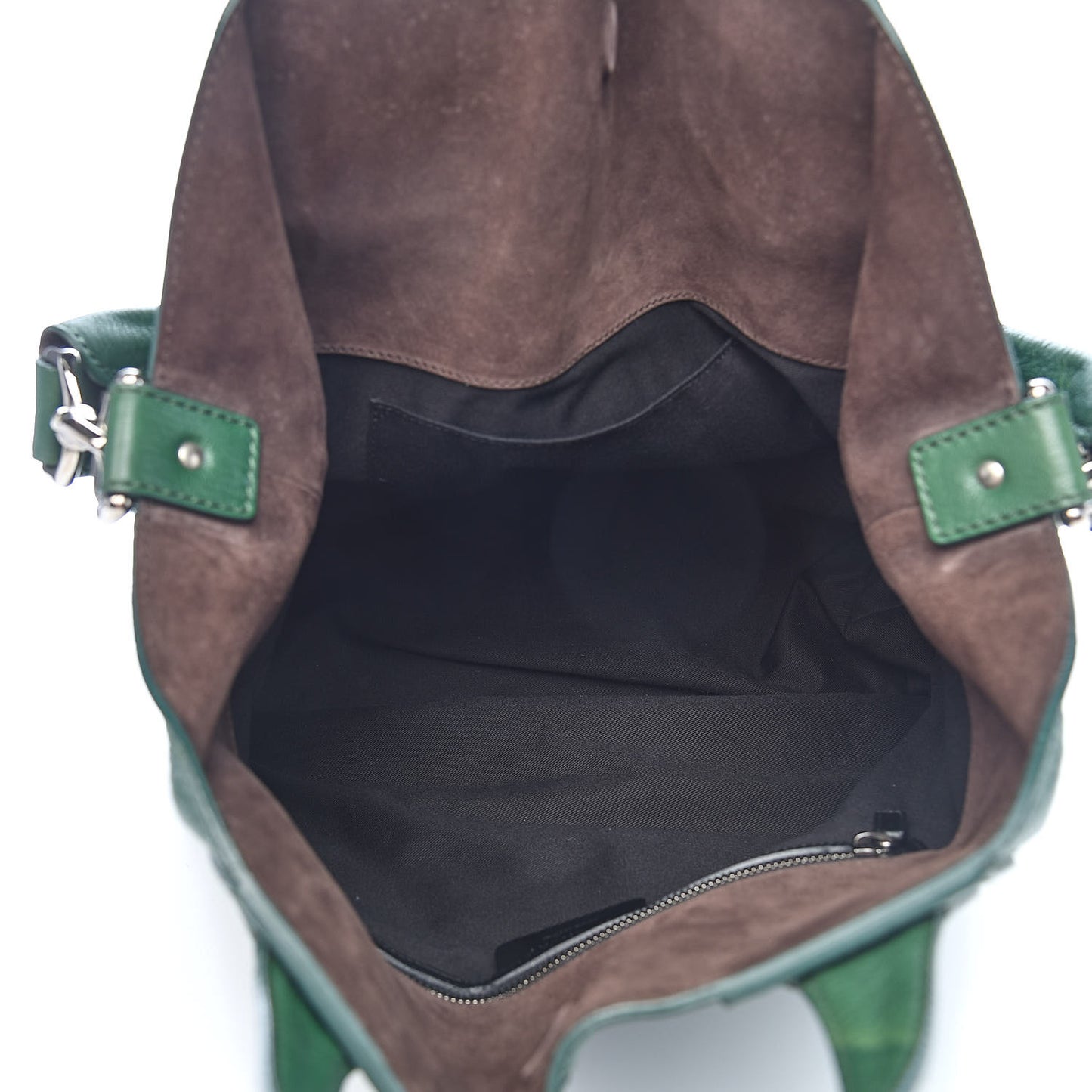 Grained Calfskin North South Nightingale Green