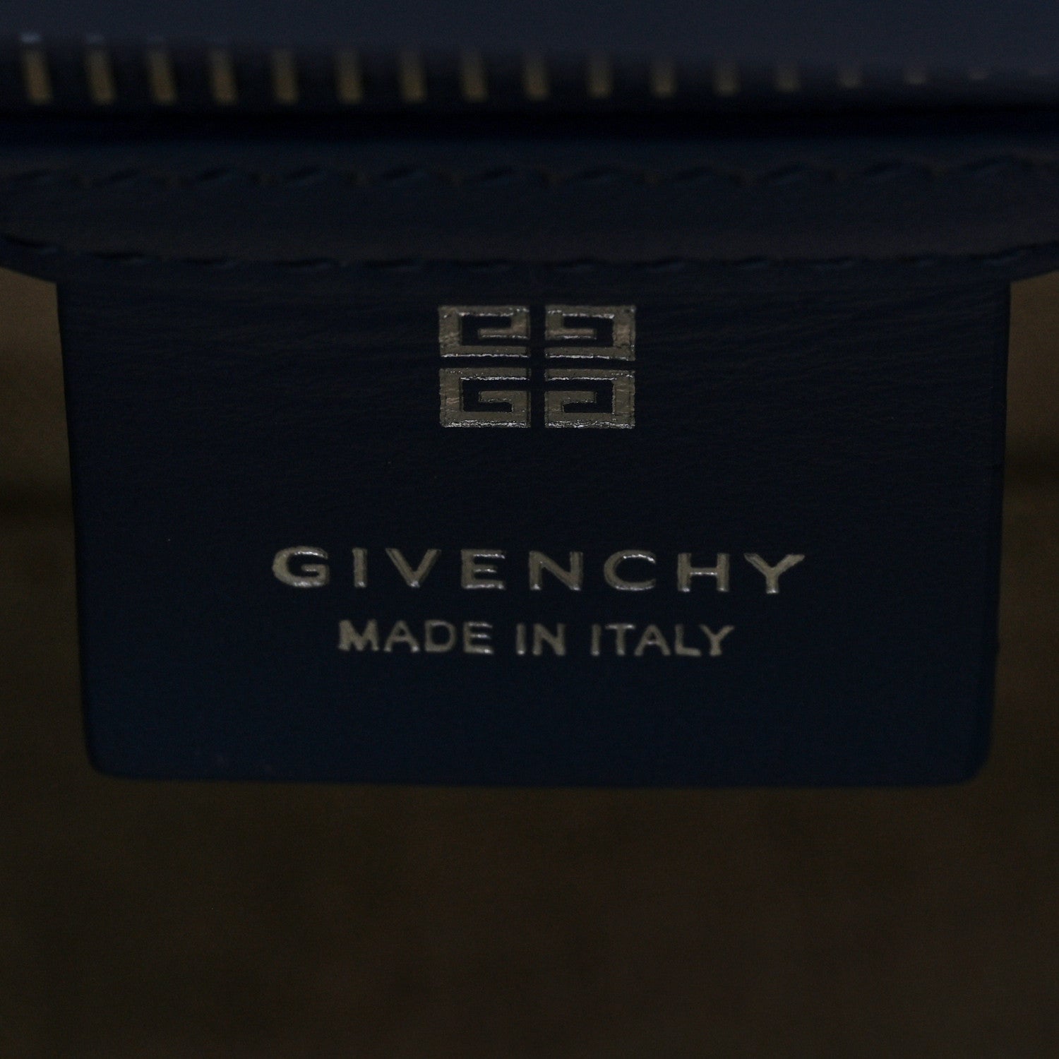 Givenchy Denim Pearl Embellished Mini Lock Antigona Shoulder Bag Blue 6 of 9