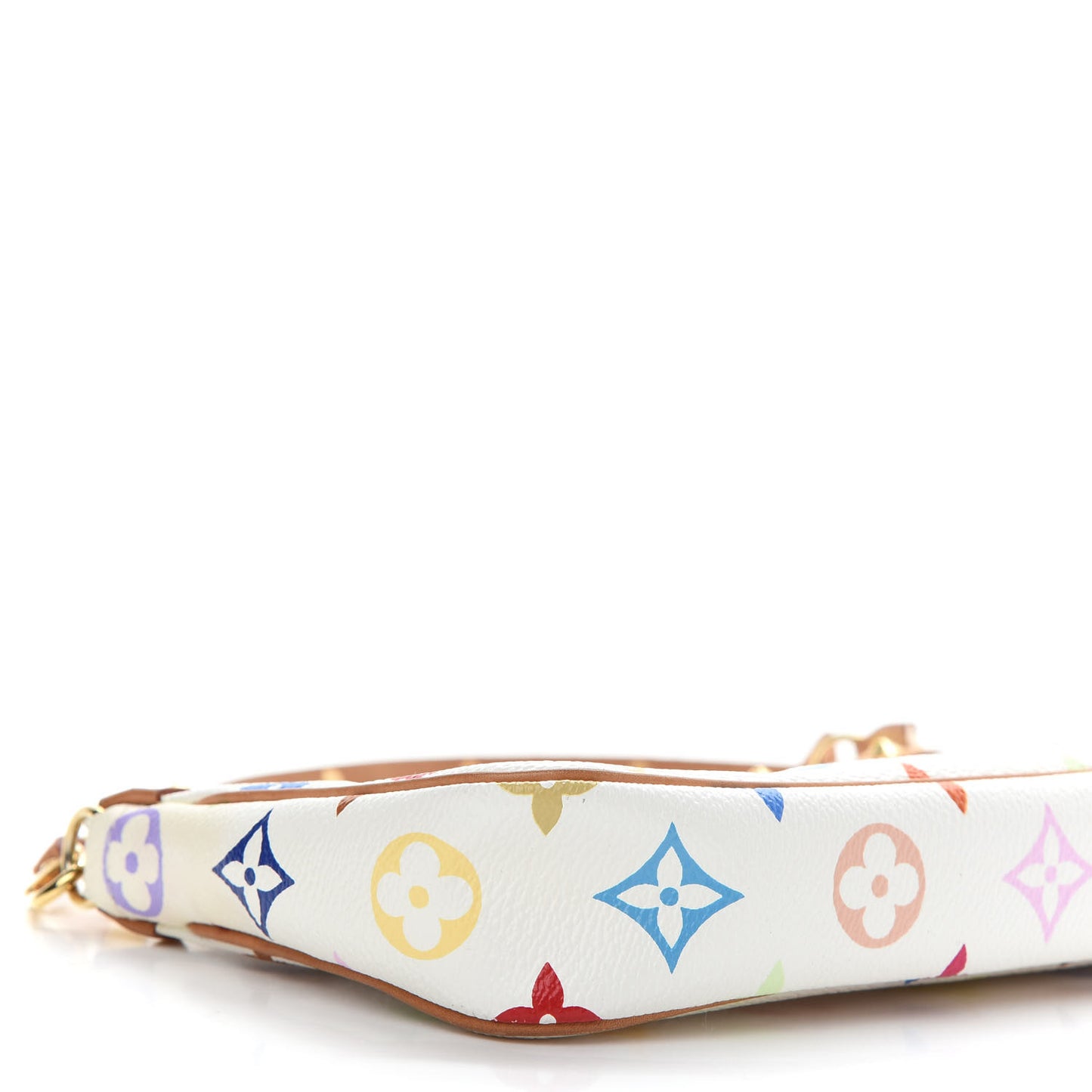 Monogram Multicolor Pochette Accessories White