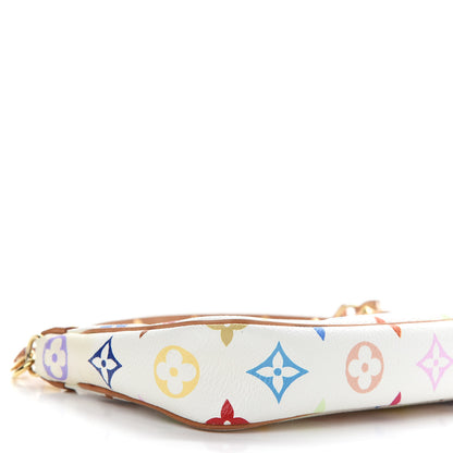 Louis Vuitton Monogram Multicolor Pochette Accessories White 6 of 7
