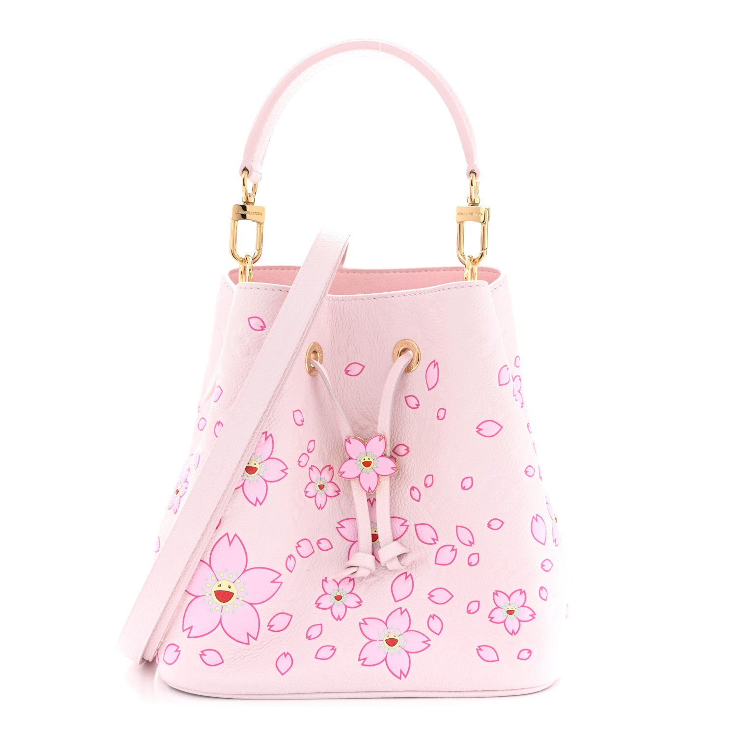 Louis Vuitton LV X TM Empreinte Cherry Blossom Neonoe BB Pink 1 of 11