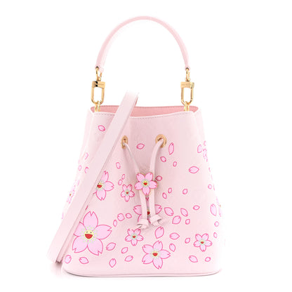Louis Vuitton LV X TM Empreinte Cherry Blossom Neonoe BB Pink 1 of 11