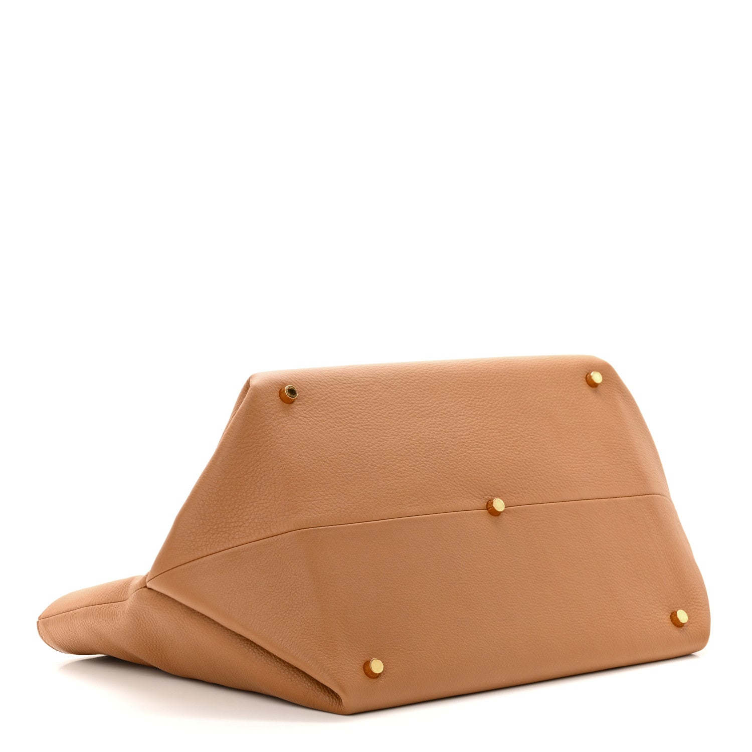 Khaite Pebbled Calfskin Medium Amelia Tote Nougat 4 of 9