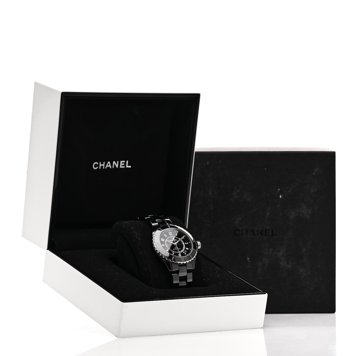 Stainless Steel Ceramic 38mm J12 Automatic Watch Black