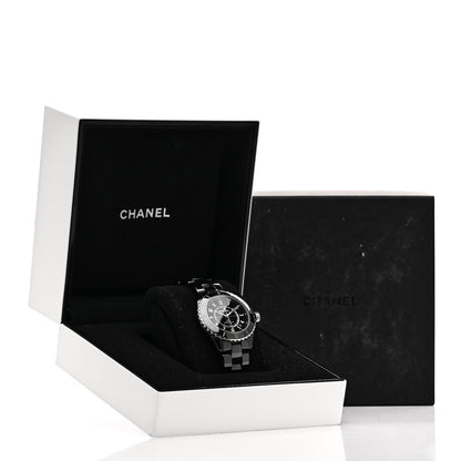 Chanel Stainless Steel Ceramic 38mm J12 Automatic Watch Black 5 of 5