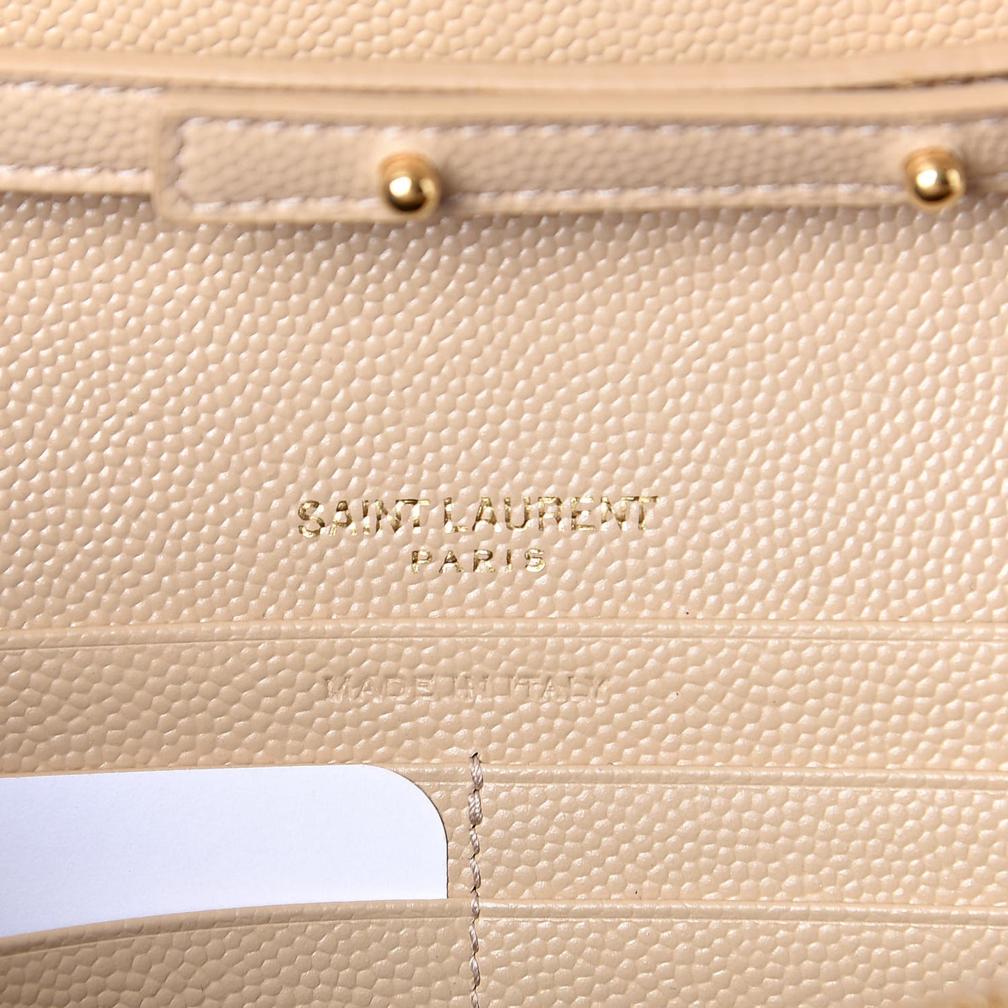Grain De Poudre Matelasse Chevron Monogram Chain Wallet Nude Powder