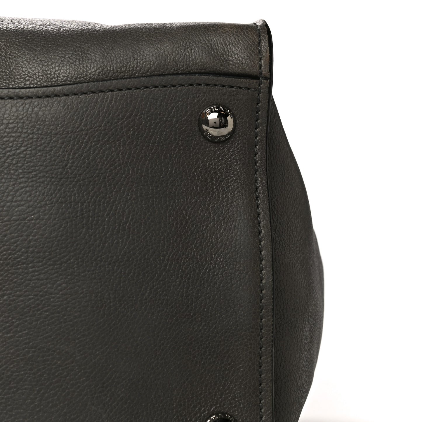 Glace Calf Twin Pocket Tote Marmo