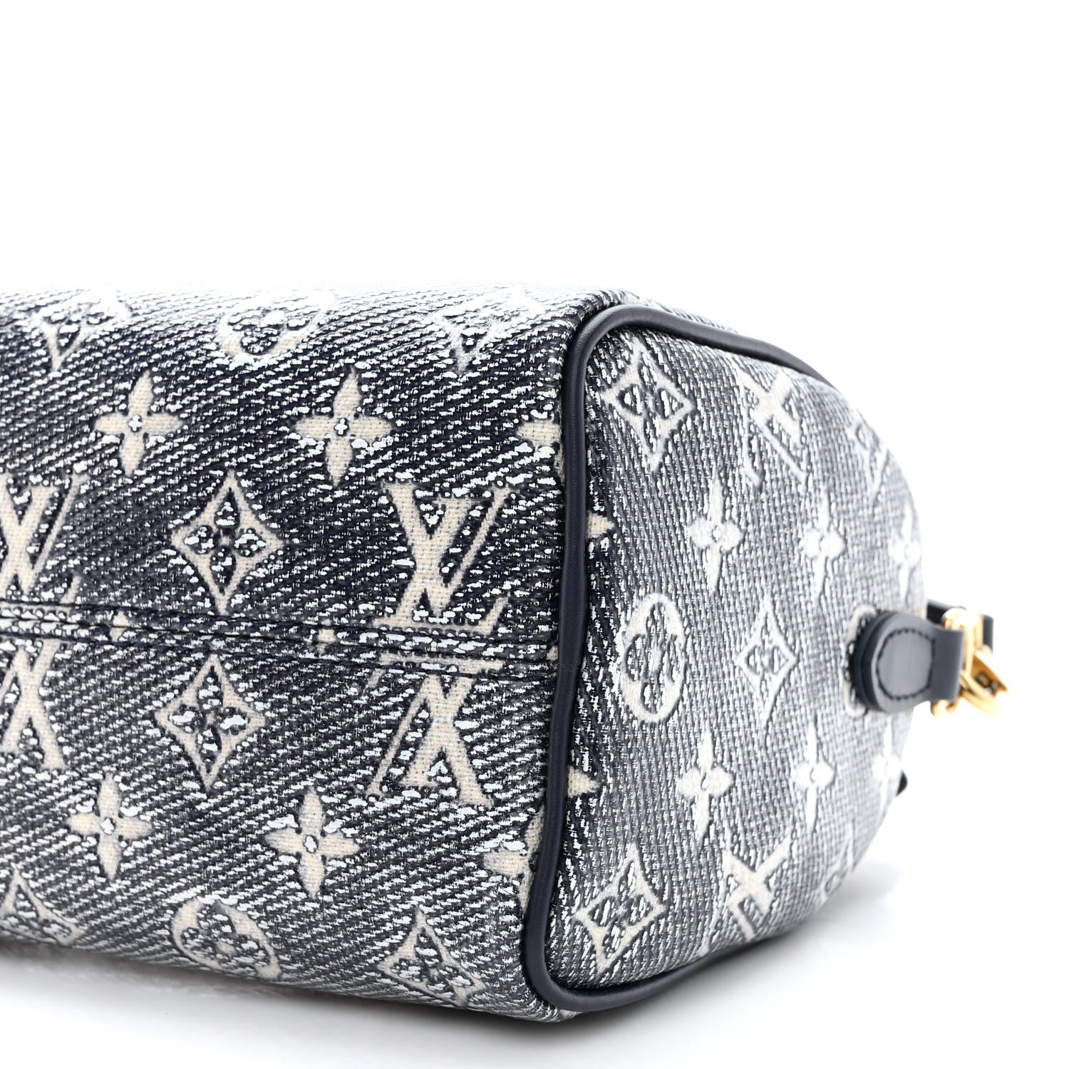 Louis Vuitton Monoglam Speedy Bandouliere 20 Blue 9 of 9