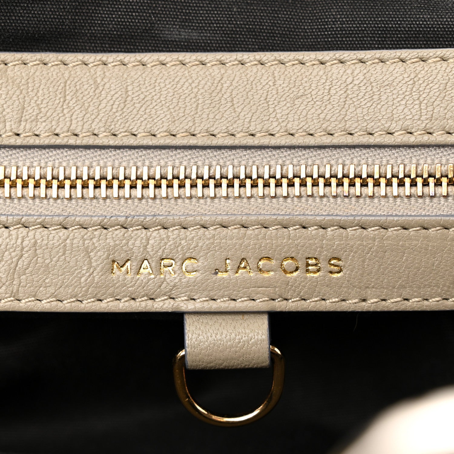 Marc Jacobs Calfskin Quilted Studded Stam Grey 6 of 24