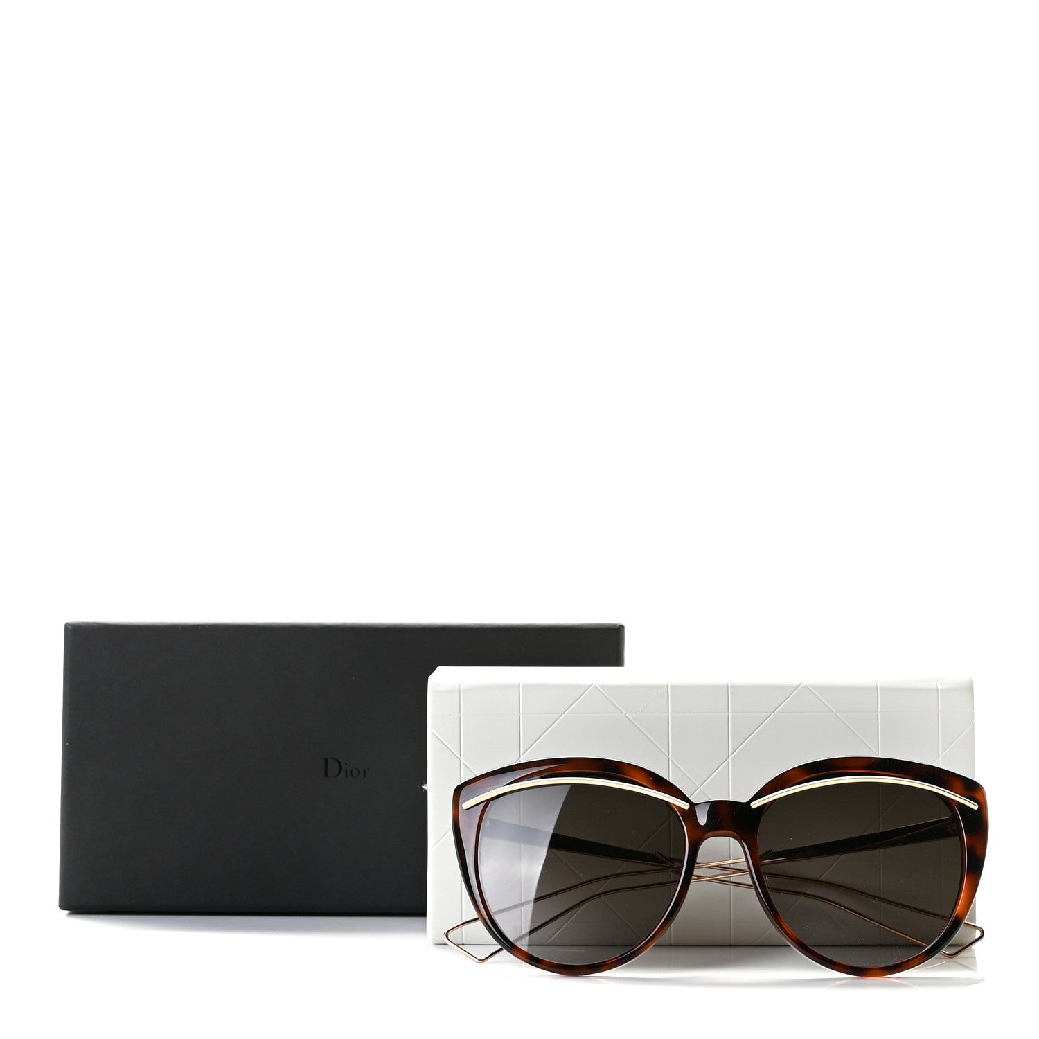Christian Dior Cat Eye Liner Sunglasses Tortoise 7 of 8
