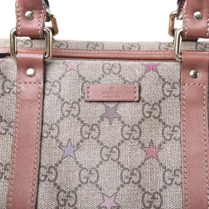 Gucci GG Supreme Stars Medium Joy Boston Pink 9 of 14