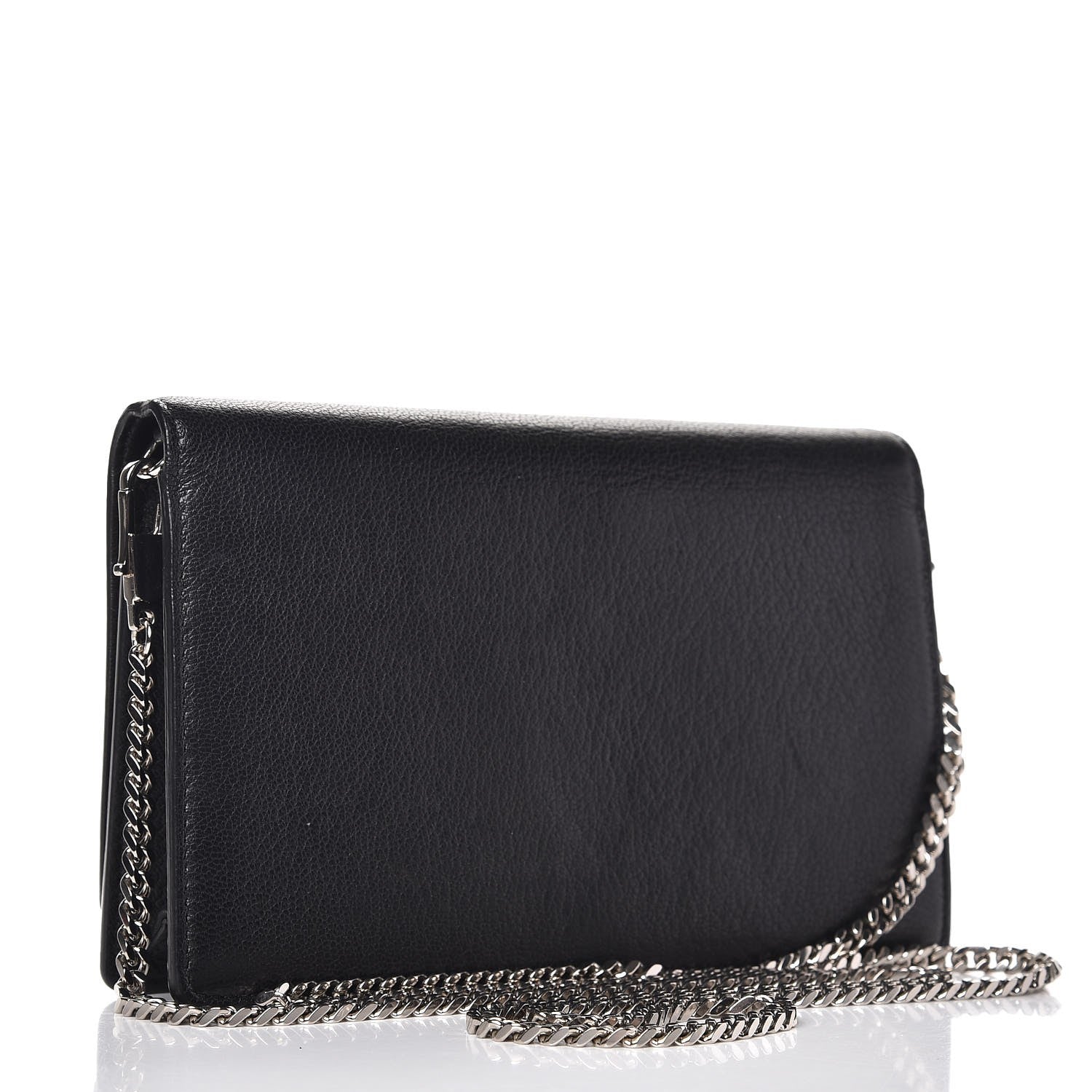 Givenchy Sugar Goatskin Pandora Chain Wallet Black 3 of 9