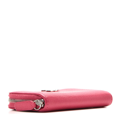 Chanel Goatskin Zip Coin Purse Fuchsia 4 of 11