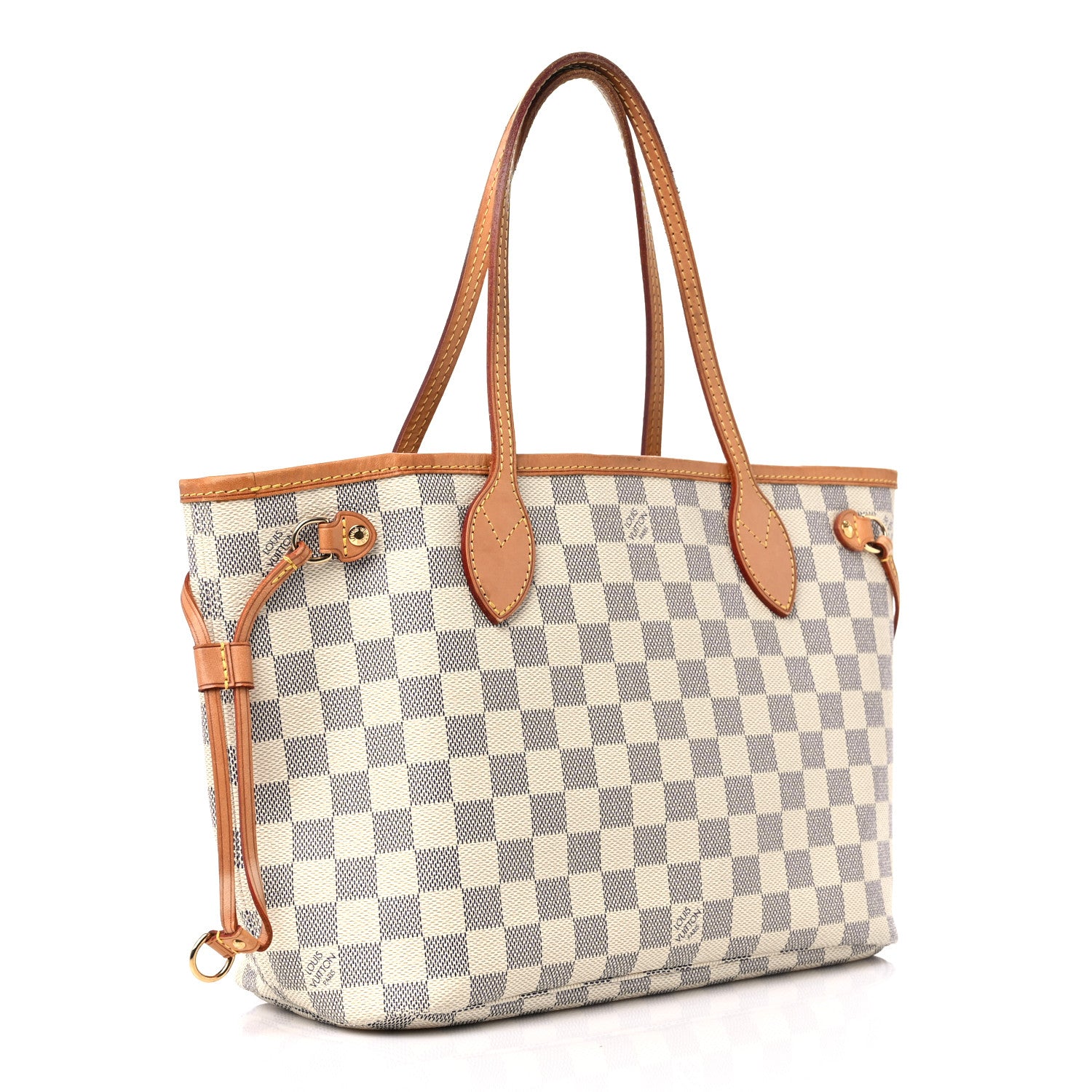 Louis Vuitton Damier Azur Neverfull PM 3 of 16