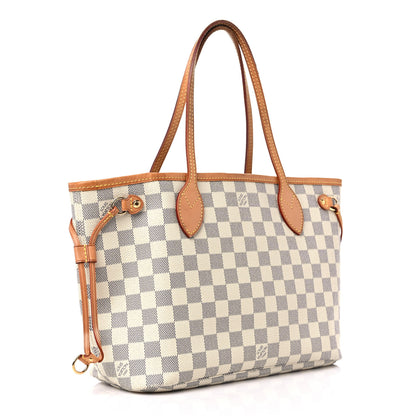Louis Vuitton Damier Azur Neverfull PM 3 of 16