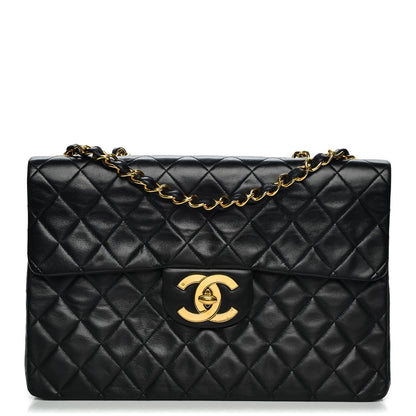 Chanel Lambskin XL Jumbo Flap Black 1 of 7