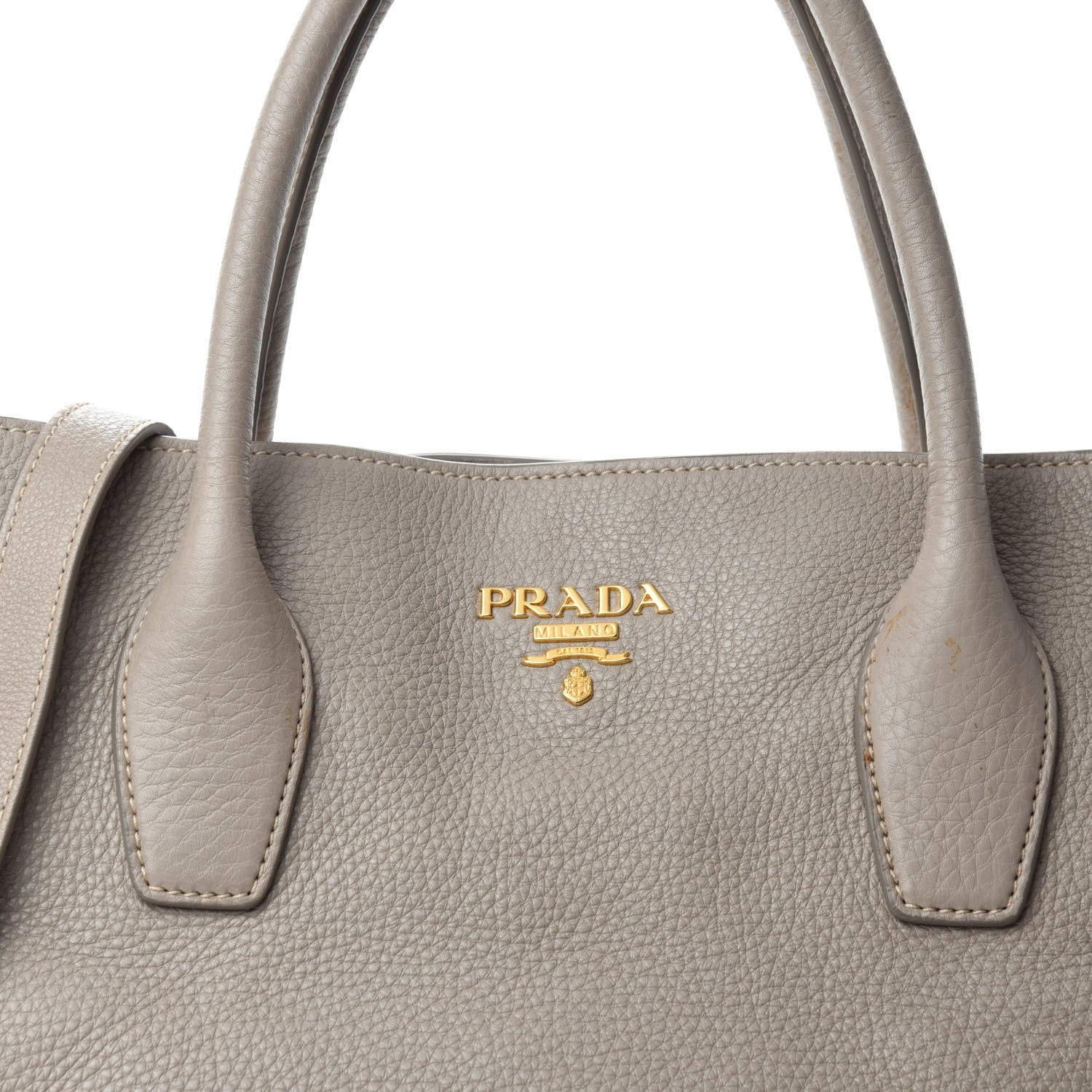 Prada Vitello Daino Tote Pomice 13 of 13