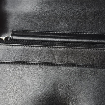 Chanel Lambskin Studded CC Wallet On Chain WOC Black 16 of 19