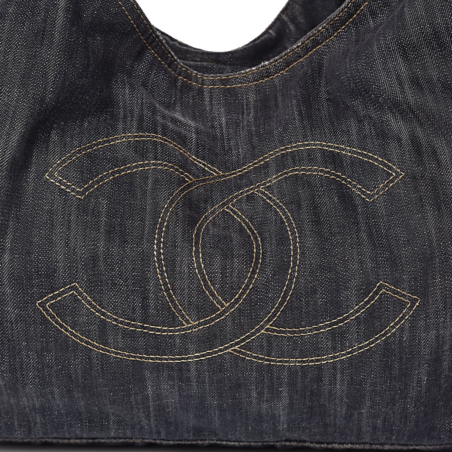 Chanel Denim XL Coco Cabas Tote Dark Blue 18 of 28