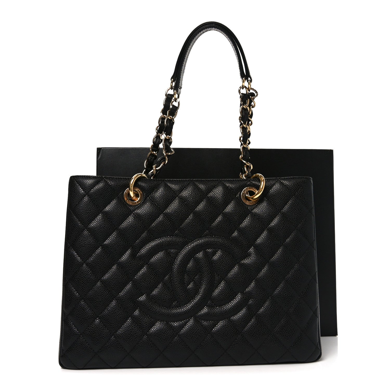 Chanel Caviar Quilted Grand Shopping Tote GST Black 11 of 11