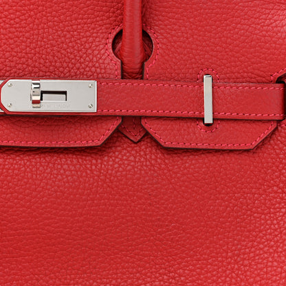 Hermes Togo BIRKIN 30 Rouge Casaque 8 of 18