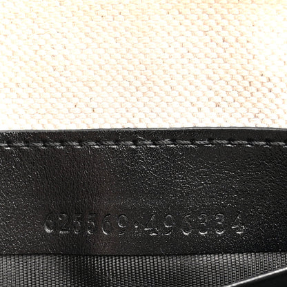Gucci Calfskin GG Tennis Embossed Wristlet Pouch Black 7 of 9