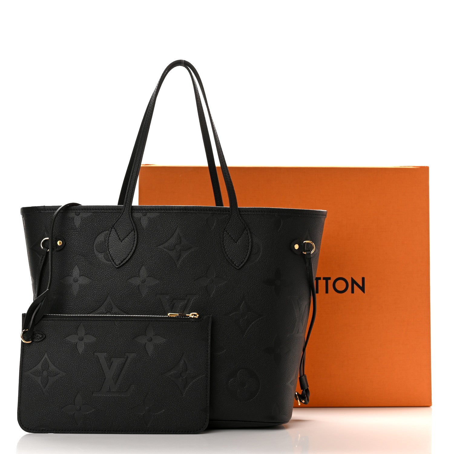 Louis Vuitton Empreinte Monogram Giant Neverfull MM Black 11 of 11