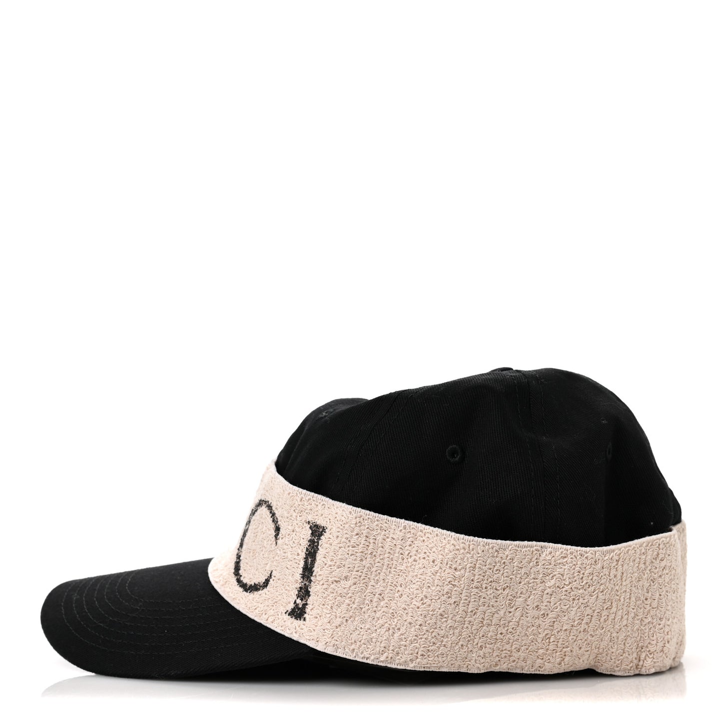 Gabardine Gucci Headband Baseball Hat S Black