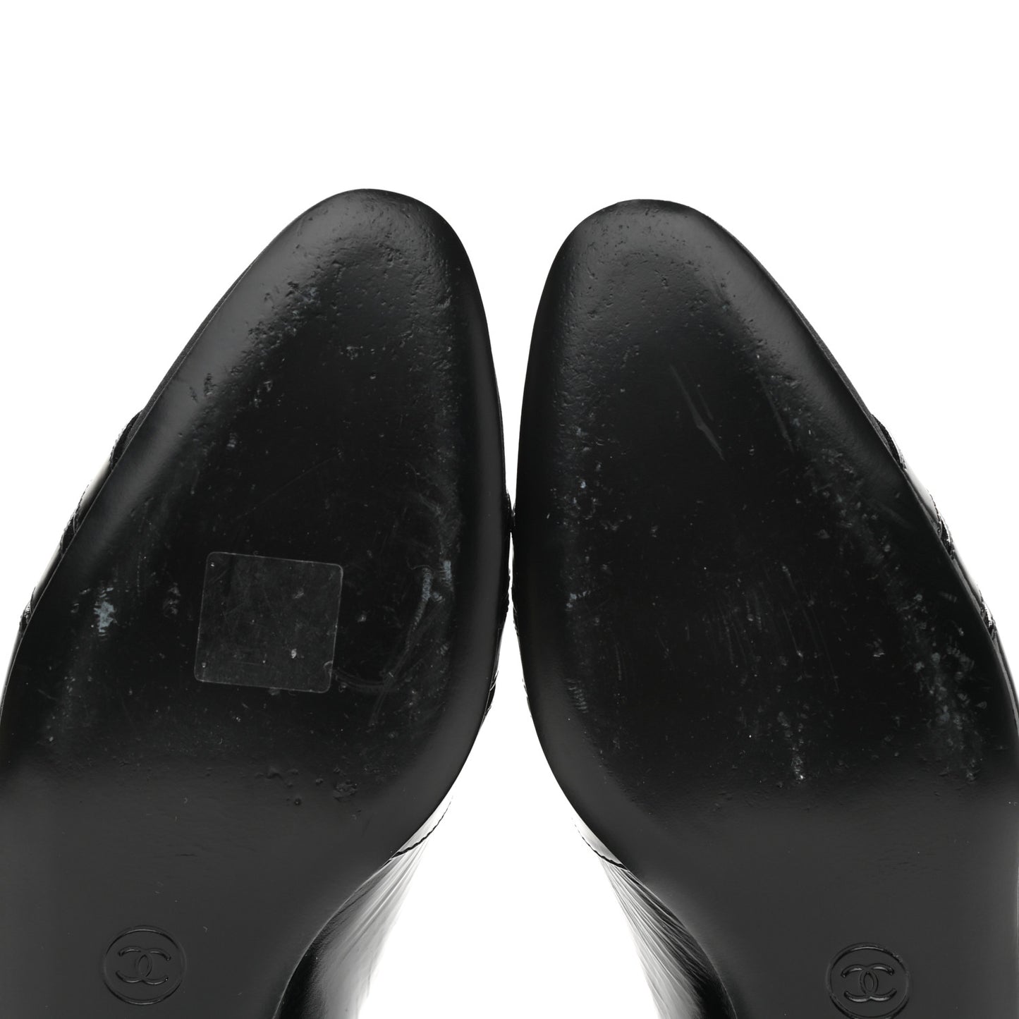 Patent Grosgrain Mocassin Loafers 39 Black