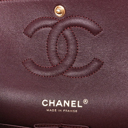 Chanel Lambskin Quilted Medium Double Flap Black 6 of 12