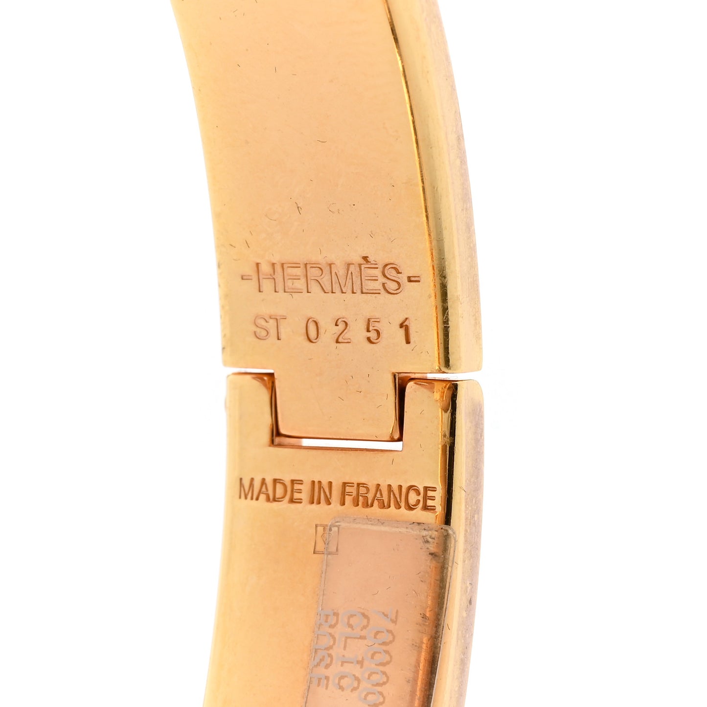 Enamel Narrow Clic Clac H Bracelet PM Rose Dragee