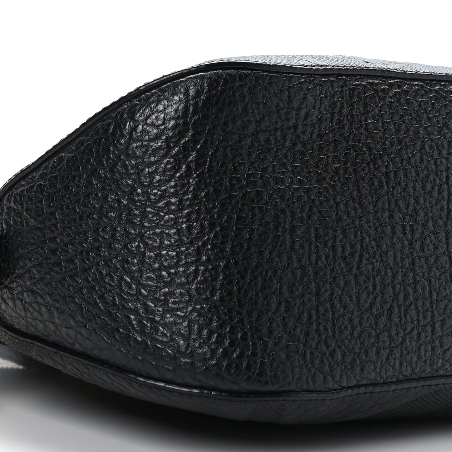 Heritage Grain Check Embossed Orchard Bowling Bag Black