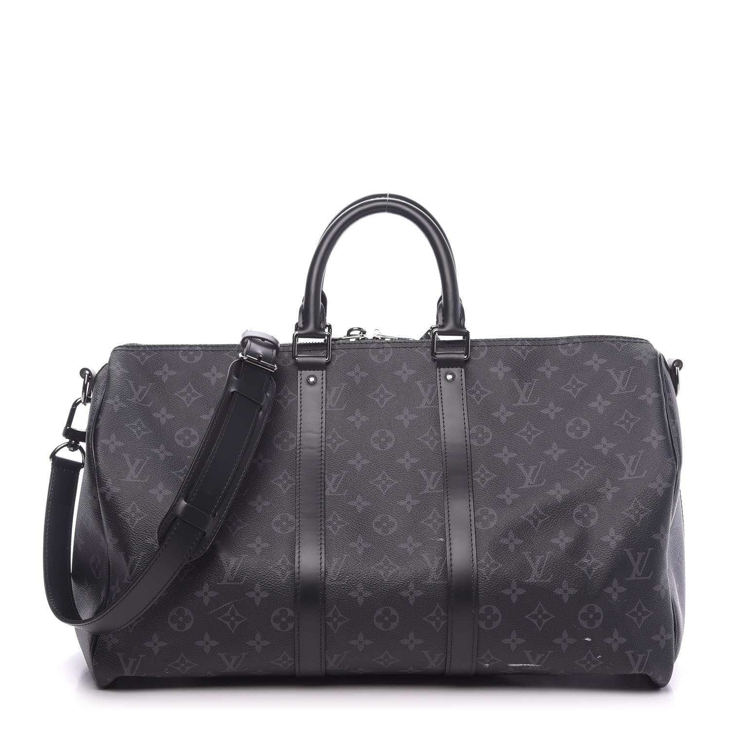 Louis Vuitton Monogram Eclipse Keepall Bandouliere 45 1 of 12