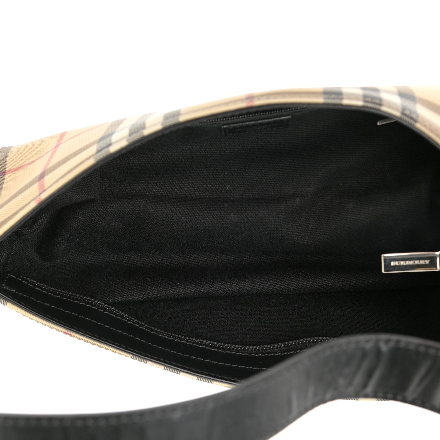 Burberry House Check Small Shoulder Bag Black 8 of 15