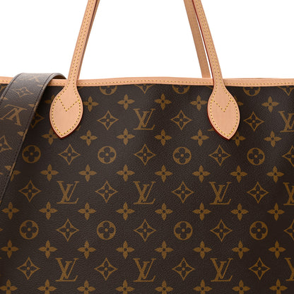 Louis Vuitton Monogram Stamped Inside Out Neverfull Bandouliere GM Beige 7 of 9