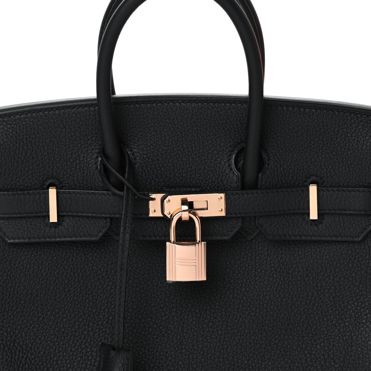 Hermes Togo Birkin 25 Black 7 of 10