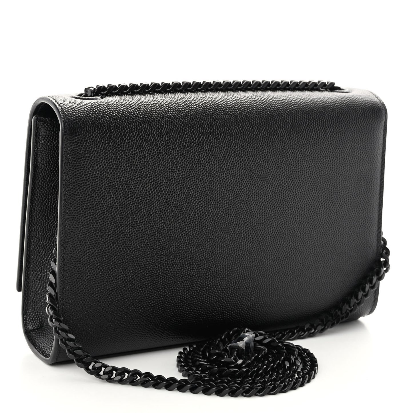 Grain De Poudre Small Monogram Monochrome Kate Satchel Black